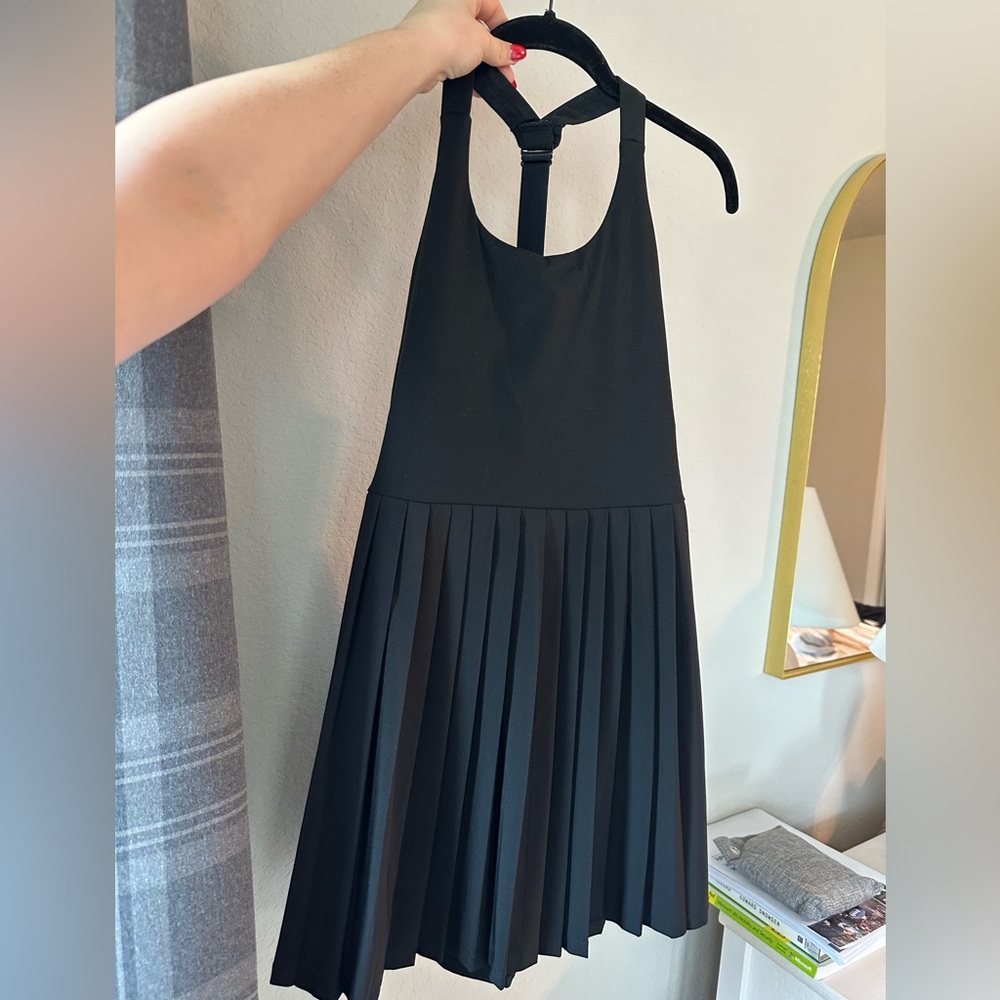 baseline by Ashy Bines size large athletic one piece with short underneath dress